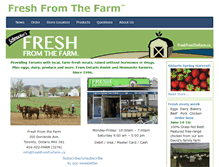 Tablet Screenshot of freshfromthefarm.ca